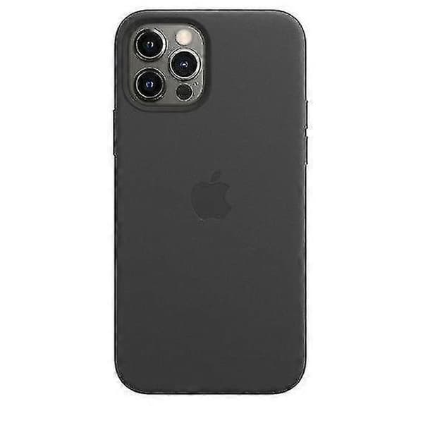 Lærfutteral Kompatibelt med Iphone 12/12 Pro Lærfutteral med Magsafe-WELLNGS Black