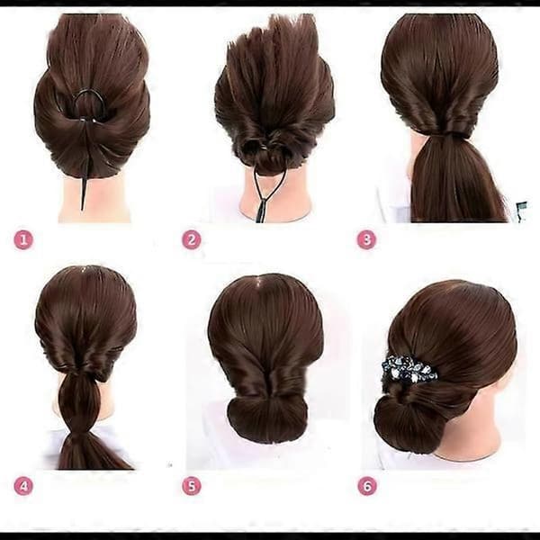 2 stk Hårstylingklemme Hestehalefremstiller Styling