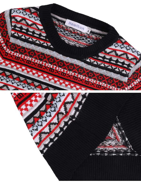 Afslappet, behagelig og varm jule-sweater til forældre og børn