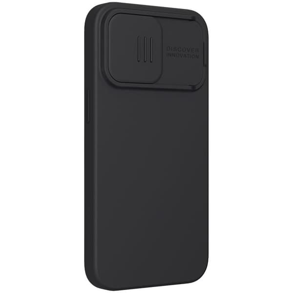 iPhone 13 Pro Max - NILLKIN MagSafe CamShield Silky Liquid Skal - Sort 95