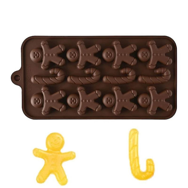 Chokolade slikform juletræ bageform