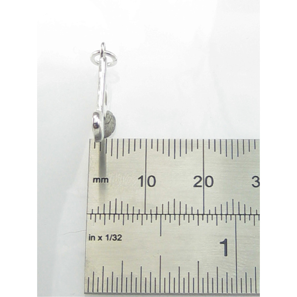 Sekstendedelsnode sterling sølv charm .925 x 1 Musiknoder charms