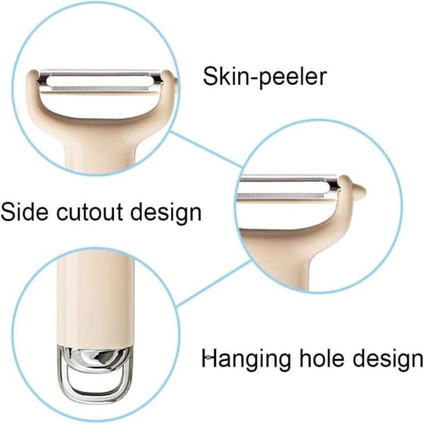 Potato Peeler, Sharp Stainless Steel Y-Shaped Peeler, Multifunctional Vegetable Peeler with Comfortable Handle and Hanging Design;