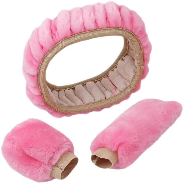 *Vinterplys ratmuffe rosa betræk fluffy rat*