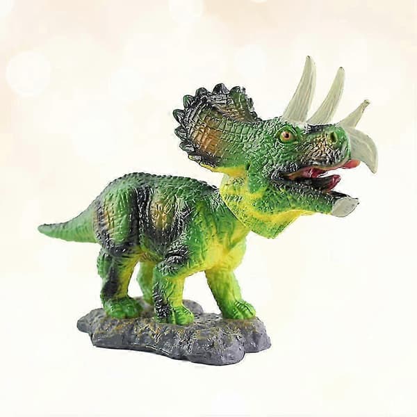 Dinosaurmodell Triceratops Dekor Ristende Hodeleke for Bil Hjem Butikk