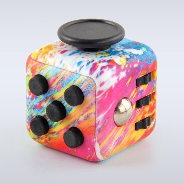 Fidget-lelut kub Decompression-kuutiot aikuisten lasten helpotukseen A4
