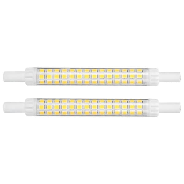2 Pcs R7S 98LED Bulb Double Socket 118mm Dimmable Floodlight Lamp Accessory Warm White 200-240V