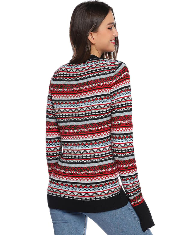 Afslappet, behagelig og varm jule-sweater til forældre og børn