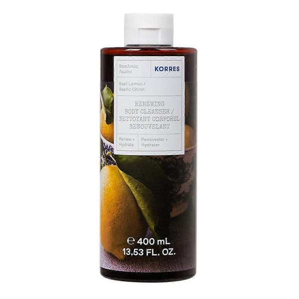 Basilikum Citron Brusegel 400ml Korres