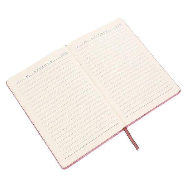 Glittery Journal Notesbog med Elastikbånd til Daglig Skrivning i Bulk