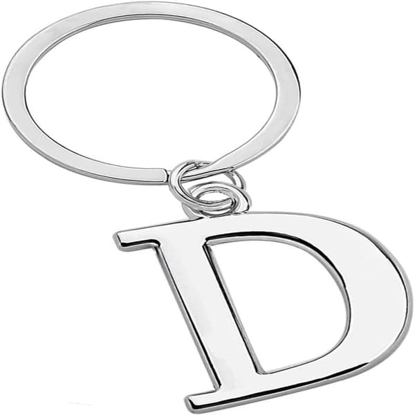 Nyckelring Bokstav - Initial Bokstav Nyckelring Berlock Bokstav D D