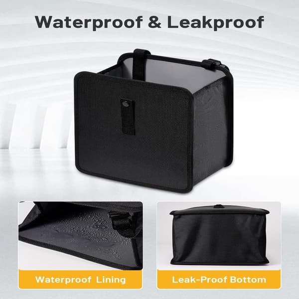 Car Trash Can, Car Garbage Can for Order, Hanging Leak-Proof Trash Can