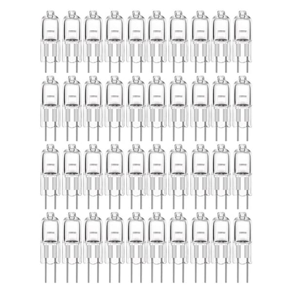 G4 Halogenlamper / Stiftlamper - Varm hvid - Halogen 10W (50 Pack)