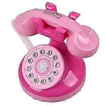 Mini emulasjonstelefon, barnetelefonleke med lys, late-som-leketøy