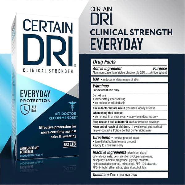 Everyday Strength Klinisk Antiperspirant Deodorant, 74 g