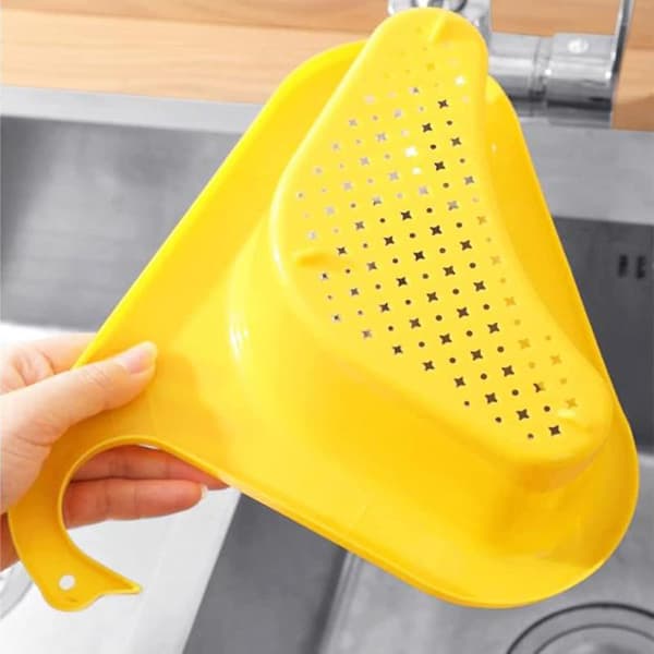 Other Kitchen Accessories Sink Basket, Swan-Shaped Sink Basket, Triangular Sink Drain Shelf Kitchen Drain Storage For Fruits Vegetables Garbage