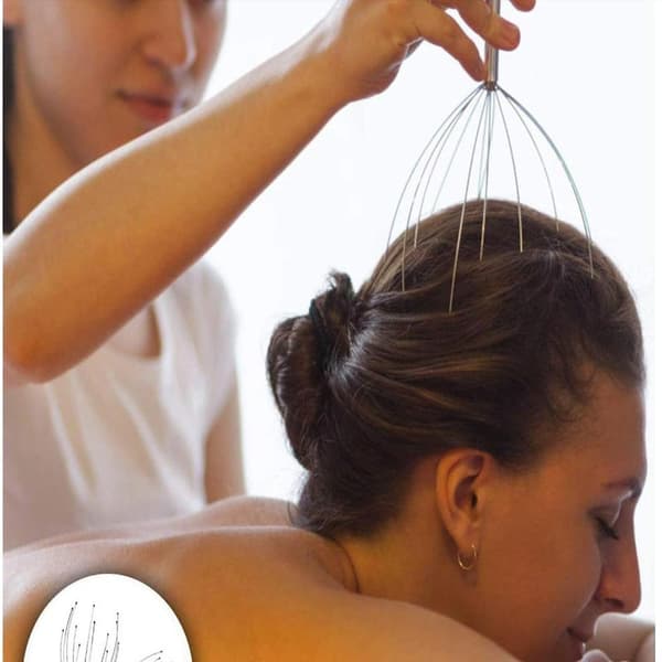 Huvudmassage Hårbottenmassage Huvudskrapa