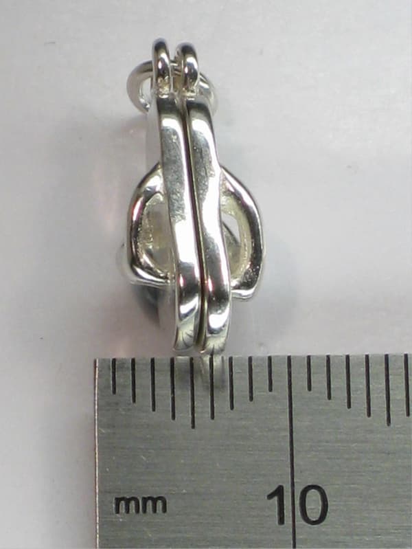 Flip Flops Sandaler Sko Stil sterling sølv charm .925