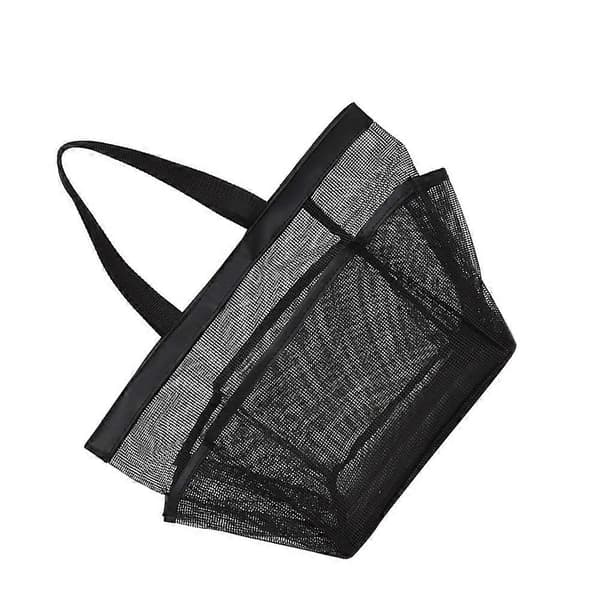 Necessär i nät för förvaring Svart nylon Slitstark duschorganisatör
