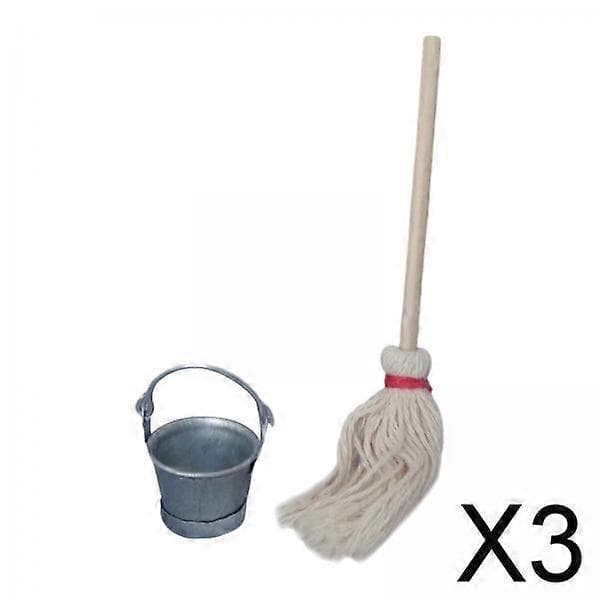 3x 1:12 Skala Miniature Dukkehus Tilbehør til Gaver