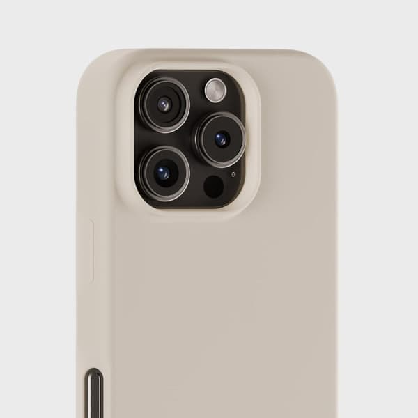 holdit iPhone 16 Pro Mobildeksel Silikon Lys beige