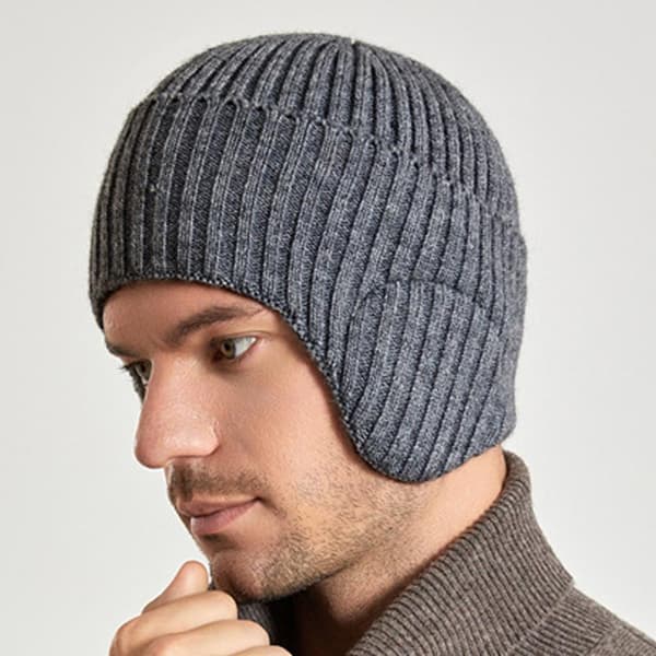 1 vinter udendørs varm hue mænd og kvinder universel kold ørebeskyttelse pullover hue