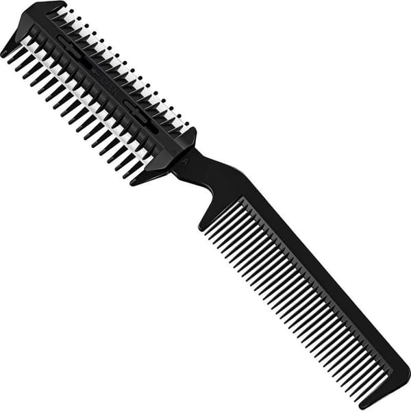Double-sided hair cutting comb, thinning comb, C-shaped comb