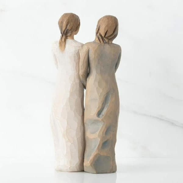 Willow Tree Min Søster Min Venn Skulptur Håndmalt Figur -FA-