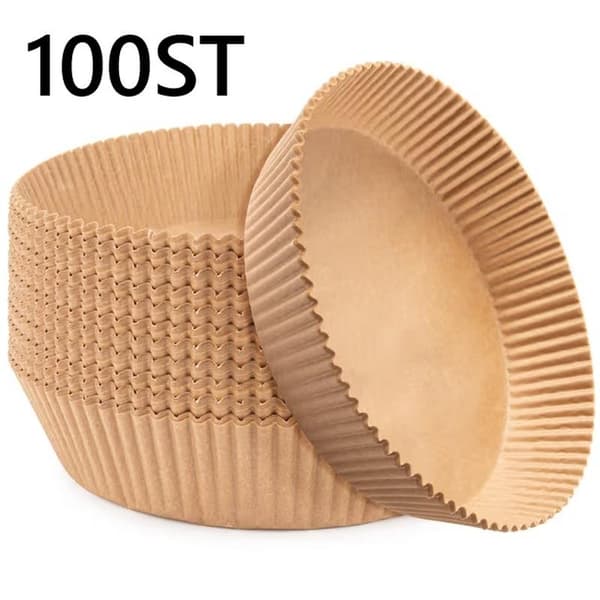 100-pakning engangspapir for airfryer