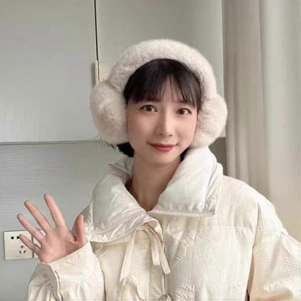 Merryso Søde Unisex Ørevarmere Bløde P Øre Blue