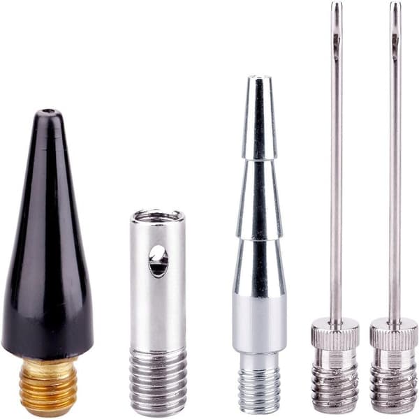 Air Blow Gun Accessory Kit with 5 Interchangeable Nozzles - 7 Piece Air Compressor Tool Kit
