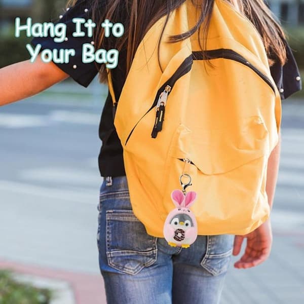 1 pc Small Plush Penguin Keychain Penguin Plush Toy Pendant Handbag Backpack Classroom Gift