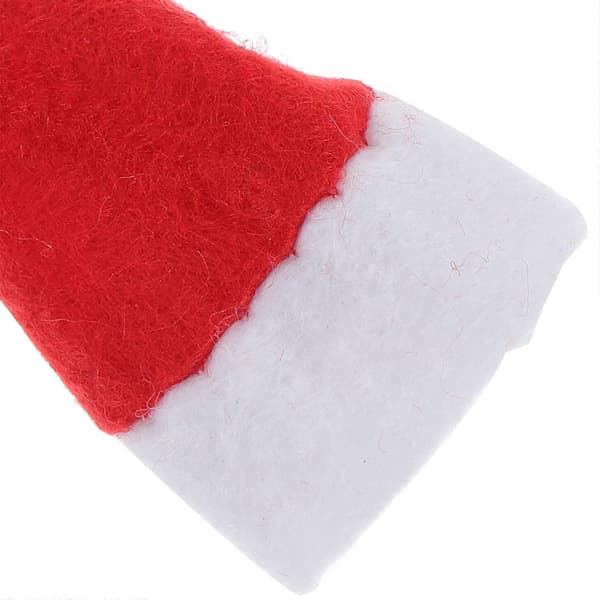 72 stk. nissehue-formede mini-hatte til julefrokost og julepynt, røde rekvisitter 4.80X3.00X0.80CM Red