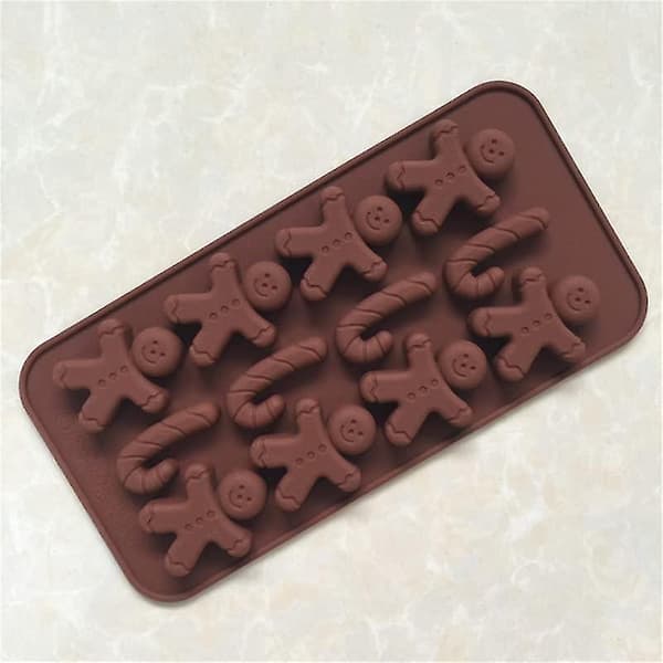 Chokolade slikform juletræ bageform