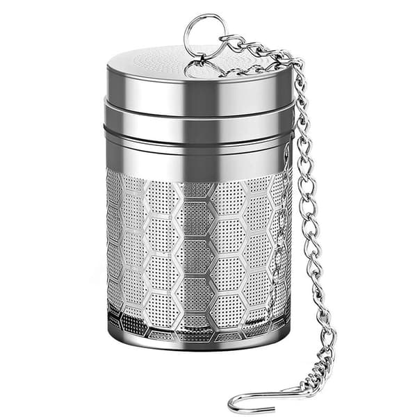 Tesier til løs te, tesier i rustfrit stål - Mikroperforeret mesh - Bryg løs te, urter, krydderier og smagsstoffer