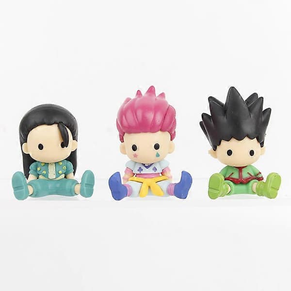6 st Anime Hunter X Hunter Gon·Freecss Killua Zoldyck Kurapika Actionfigurer