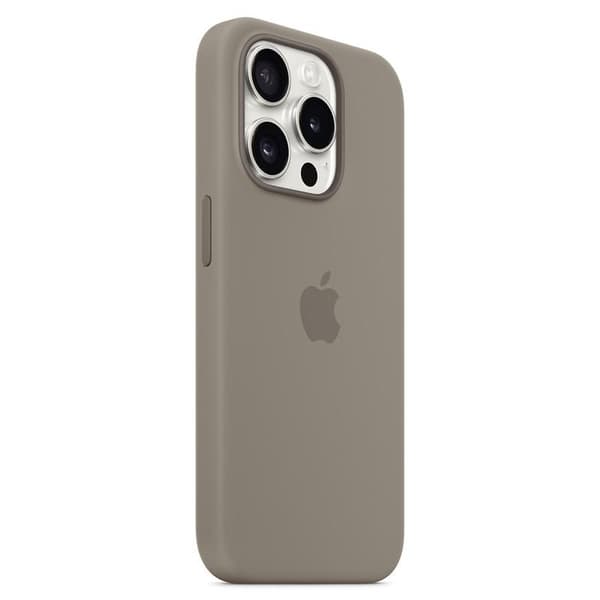 For iPhone 15 Pro Max Deksel Silikon Magnetisk Telefondeksel Kompatibelt med MagSafe Grå Grey iPhone 15 Pro Max