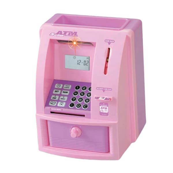 2 st elektronisk spargris ATM bankleksak för barnens dag presenter flickor
