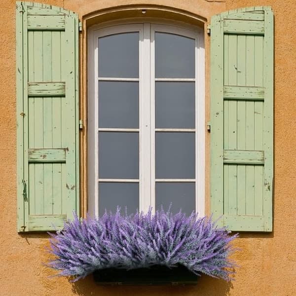 12 buketter med kunstige lavendelblomster