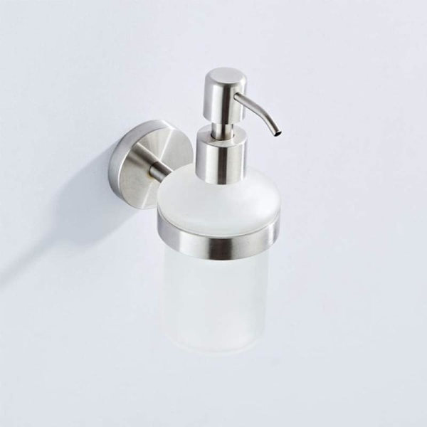 Vægmonteret sæbedispenser i 304 rustfrit stål, 200 ml, til shampoo