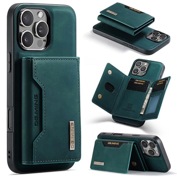 Magnetic iPhone Case with Card Slot, Magnetic Split Phone Case Combination - Red Combination-Red IP12 Pro Max Combination-Red IP12 Pro Max
