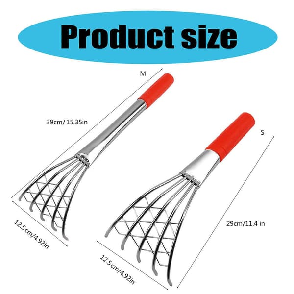 Badeleke for barn og voksne – muslinggraver til strandbruk, 29 cm 29CM