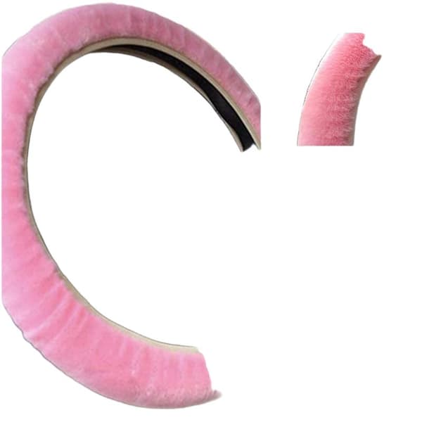 *Vinterplys ratmuffe rosa betræk fluffy rat*