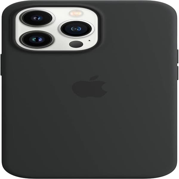 Applen silikonikuori MagSafella (iPhone 13 Pro) - Keskiyö