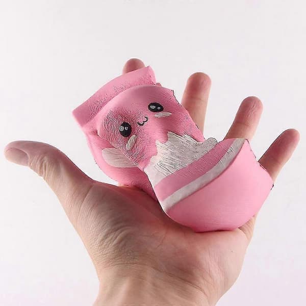 Squishy Yoghurtflaska Doftande Squishy Långsamt Stigande Klämleksaker Jumbo