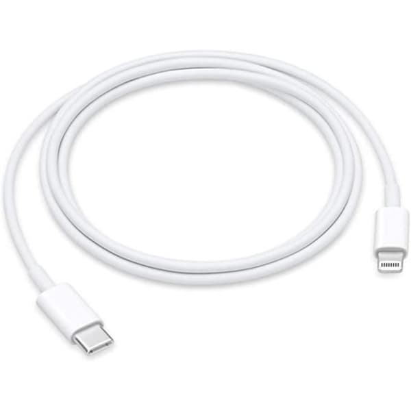 USB-C til Lightning Kabel iPhone Hurtigoplader 2M Hvid 10-pak