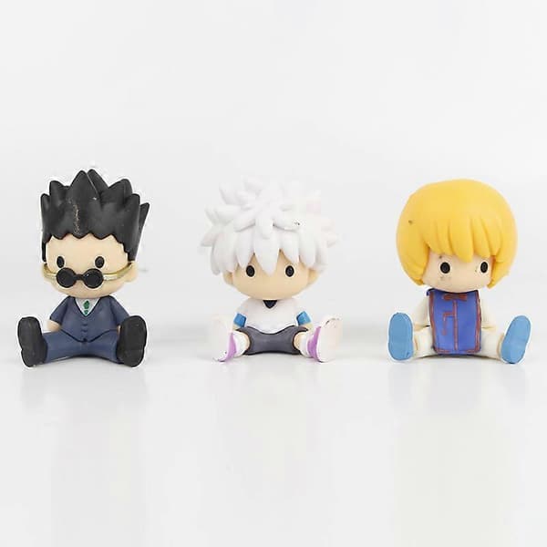 6 st Anime Hunter X Hunter Gon·Freecss Killua Zoldyck Kurapika Actionfigurer