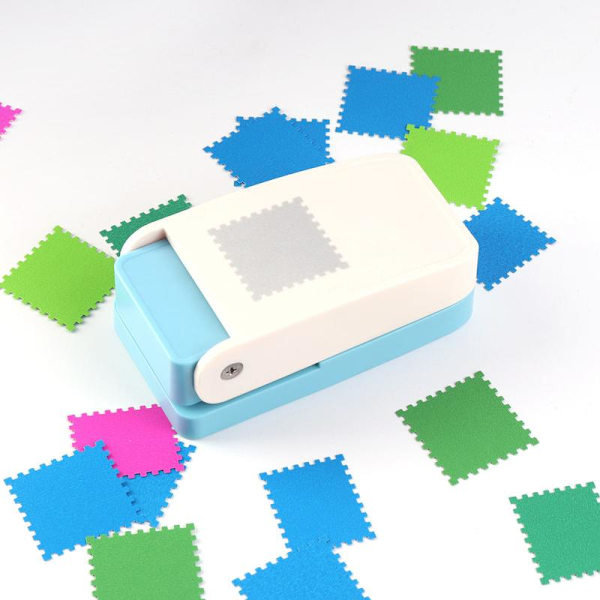 1 x 2 cm rektangulär stans för stämplar, spaktyp rektangulär stämplingshålstans, ett måste för journaling.