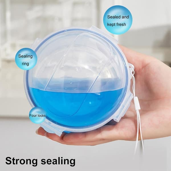 Apple Shaped Fruit Storage Box Transparent PP Food Grade Refrigerator Storage Box Kitchen Gadget