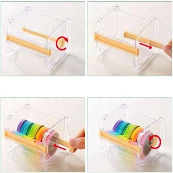 Kontorstape Dispenser Papirdispenser Manuel Tape